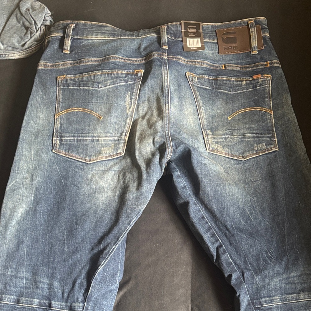 G-Star Dark Blue Slim Jeans - Picture 2 of 5